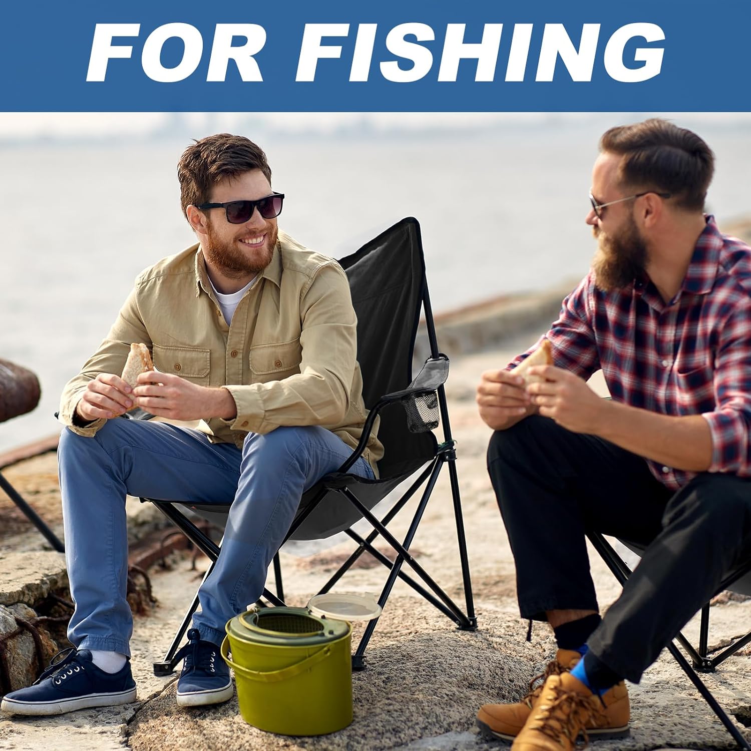 Portable Folding Camping Chair(Pack of 2)